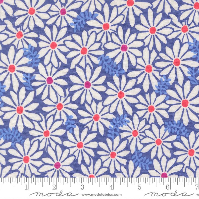 Reef Bloom Blue Whale - Quilt Fabric