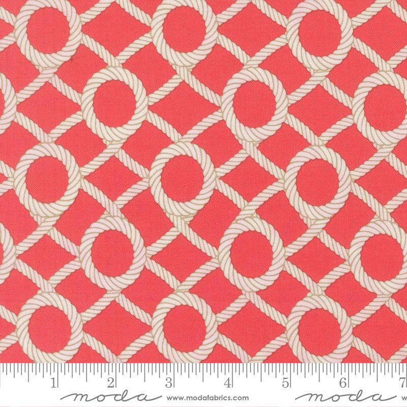 Reef Rope Net Crab - Quilt Fabric
