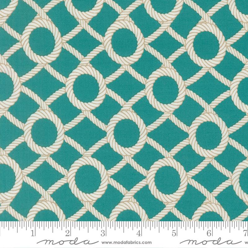 Reef Rope Net Horizon - Quilt Fabric