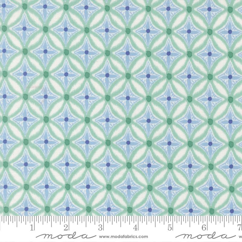 Reef Medallion Algae - Quilt Fabric