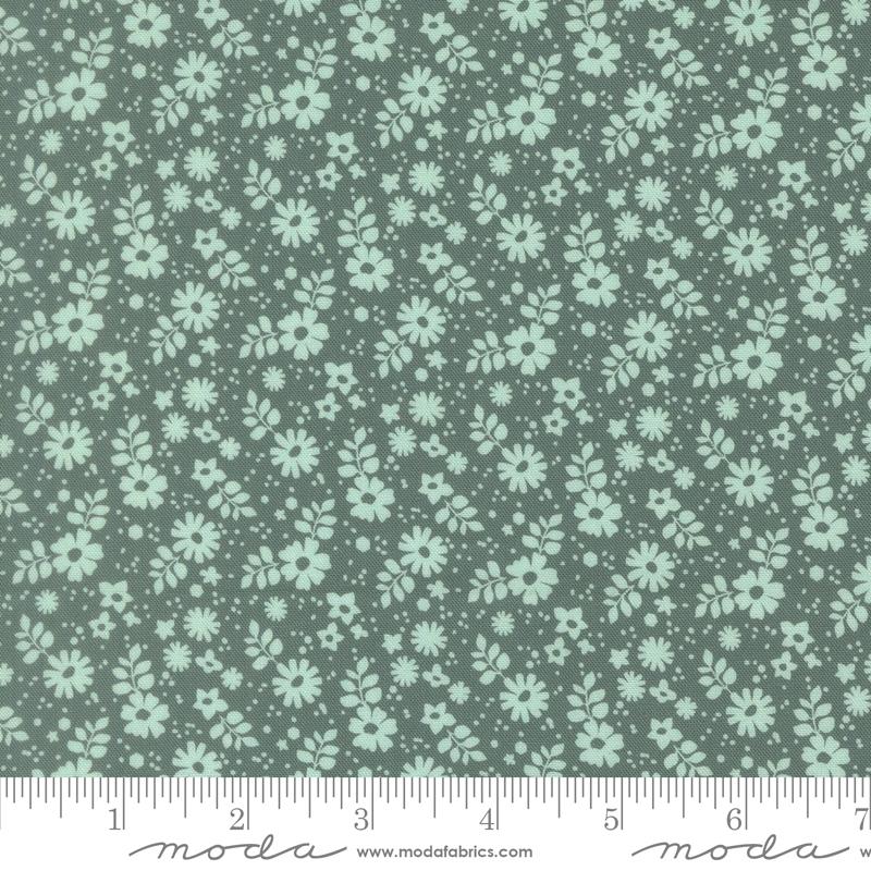 Floriori Petaline Fog - Quilt Fabric, zoomed in. Select this picture to zoom back out.