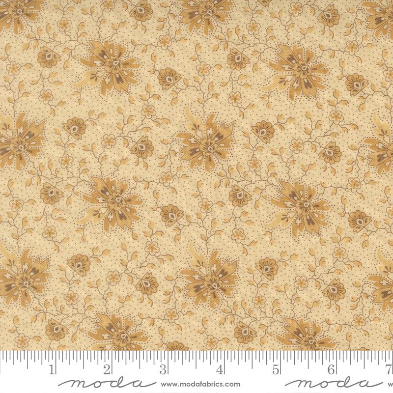Wild Orchid Bloom Vanilla Bean - Quilt Fabric