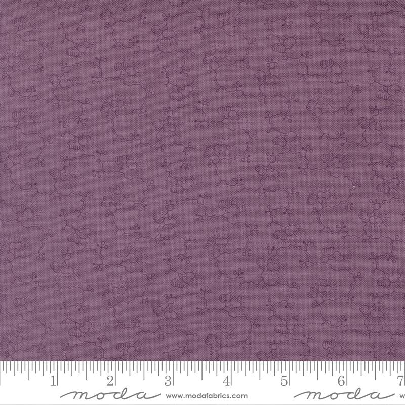 Wild Orchid Vine Moth - Quilt Fabric