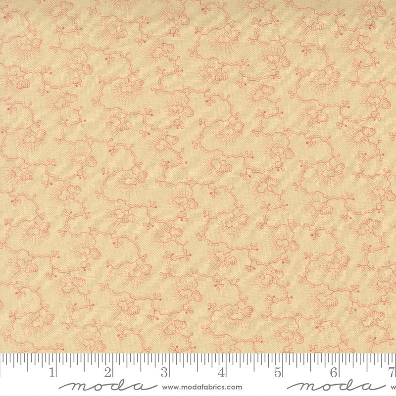 Wild Orchid Vine Petal Vanilla Bean - Quilt Fabric