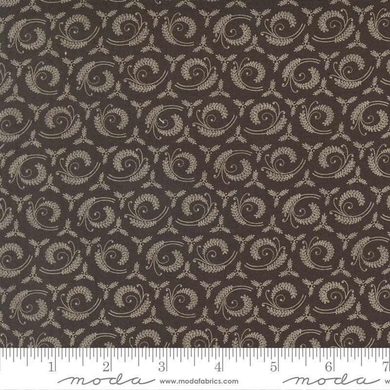 Wild Orchid Fern Tree Bark - Quilt Fabric
