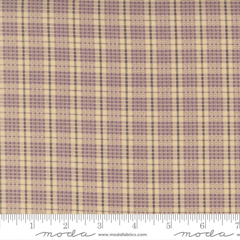 Wild Orchid Plaid Moth - Quilt Fabric