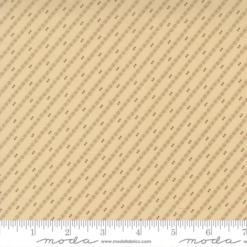 Wild Orchid Stripes Earth Vanilla Bean - Quilt Fabric