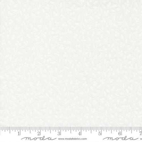 Coriander Seeds White - Vines Landscape - Quilt Fabric