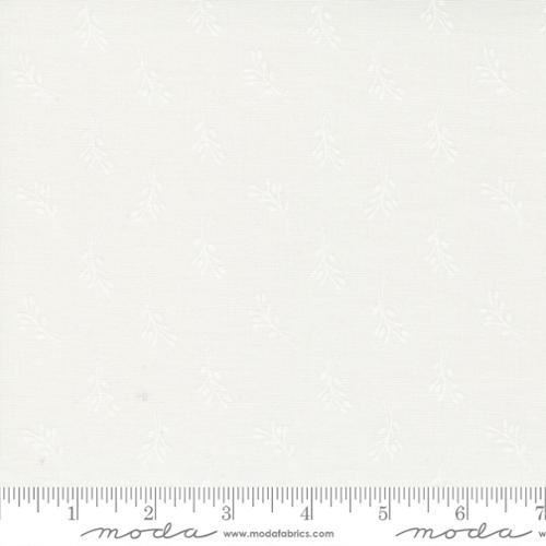 Coriander Seeds White - Sprigs Landscape - Quilt Fabric