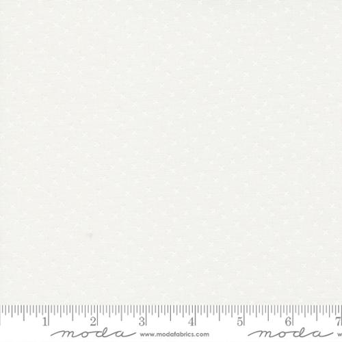 Coriander Seeds White - X Print Dots - Quilt Fabric