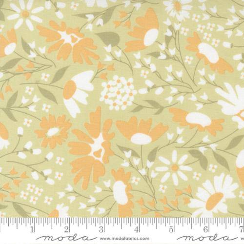Buttercup Slate Sprig - Buttercup Blooms - Quilt Fabric