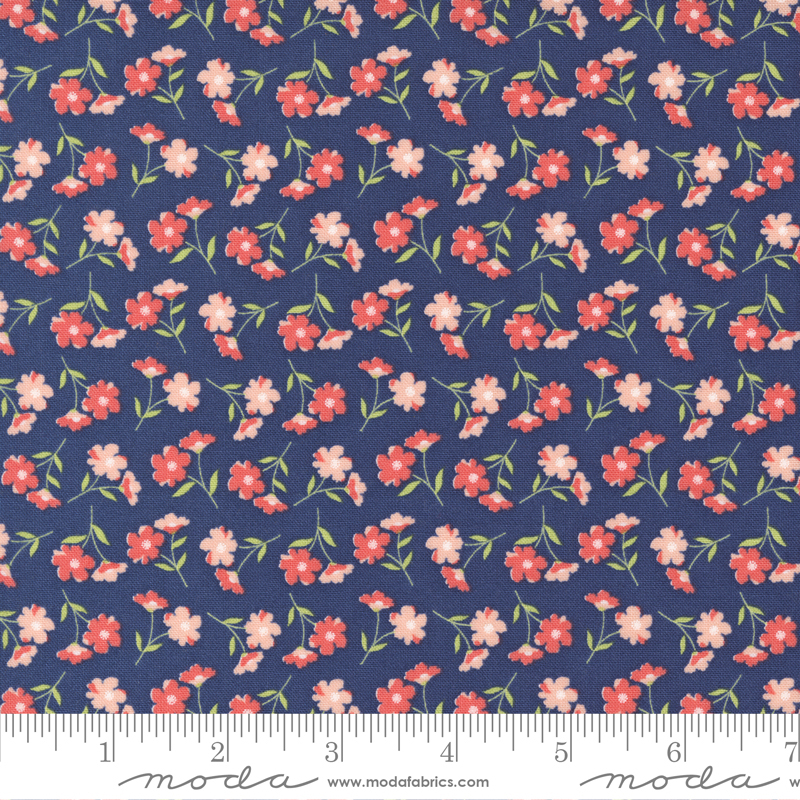 Sunwashed Midnight - Wildflower Toss Flower - Quilt Fabric