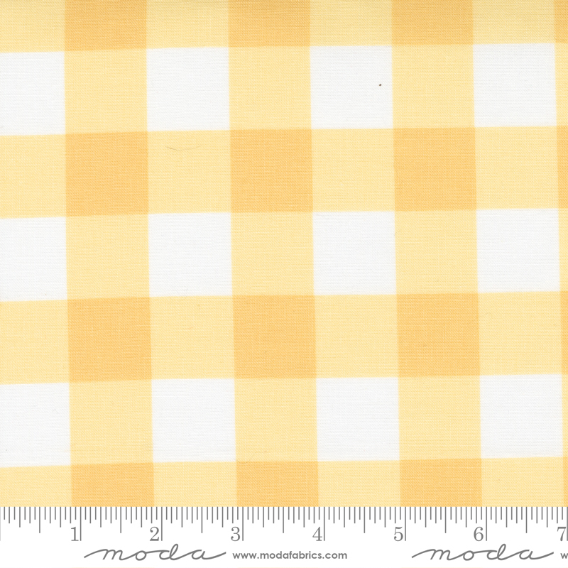 Sunwashed Sunshine - Check - Quilt Fabric