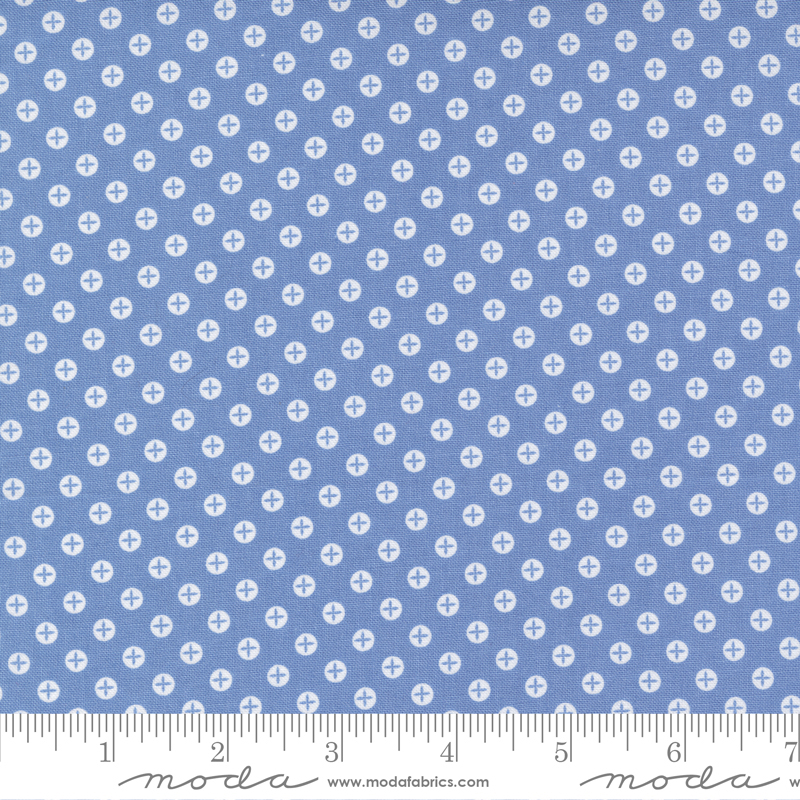 Sunwashed Sky - Pomegranate Polka Dots - Quilt Fabric
