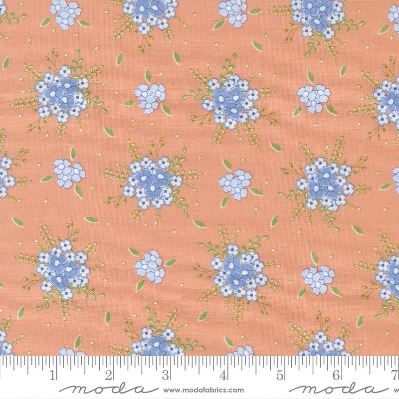 Peachy Keen Peach Blossom - Blooming Florals - Quilt Fabric