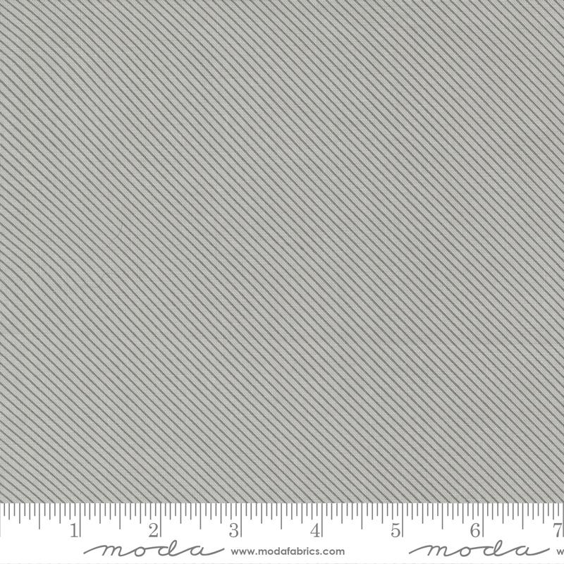 Peachy Keen Grey - Stripes Bias Stripe - Quilt Fabric