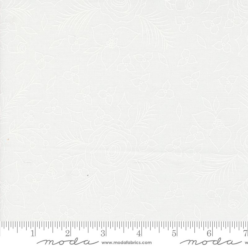 Starberry Sketch - Off White White - Quilt Fabric