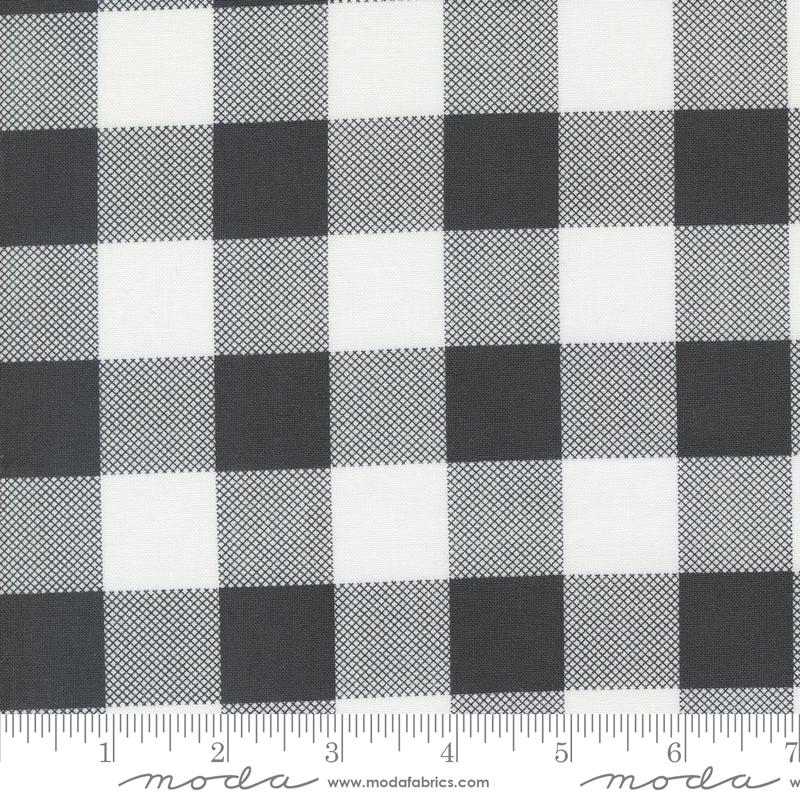 Starberry Plaid -Charcoal - Quilt Fabric