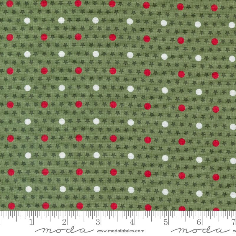 Starberry Polka Dots - Green - Quilt Fabric