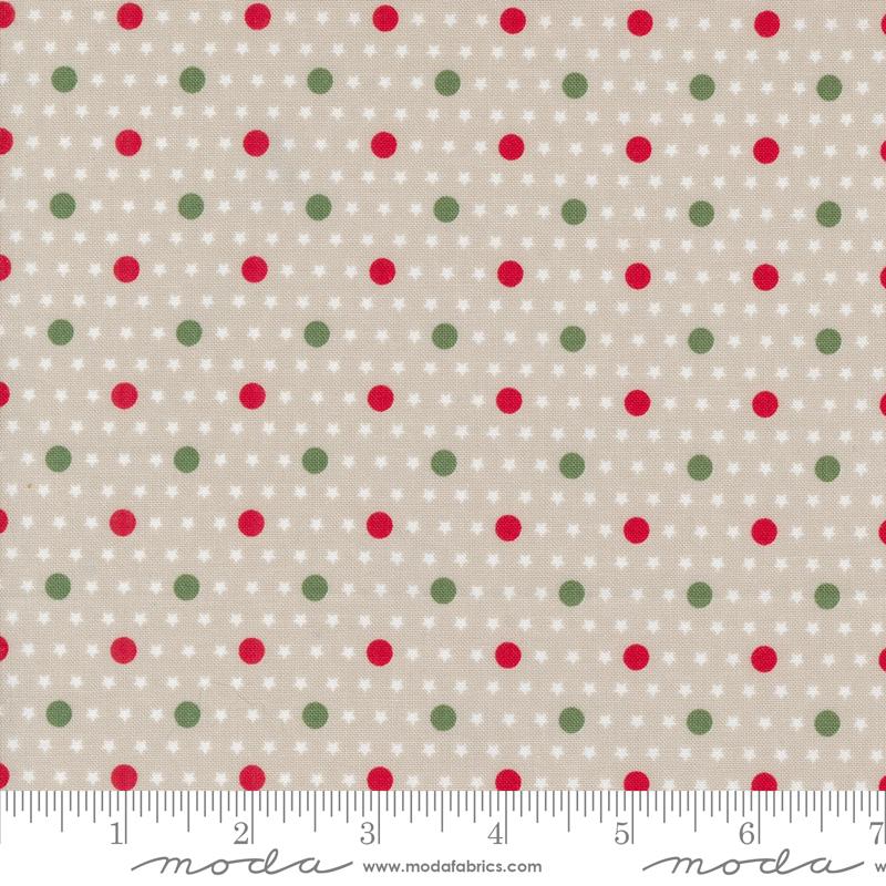 Starberry Polka Dots - Stone - Quilt Fabric