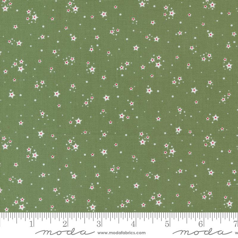 Starberry Stars - Green - Quilt Fabric