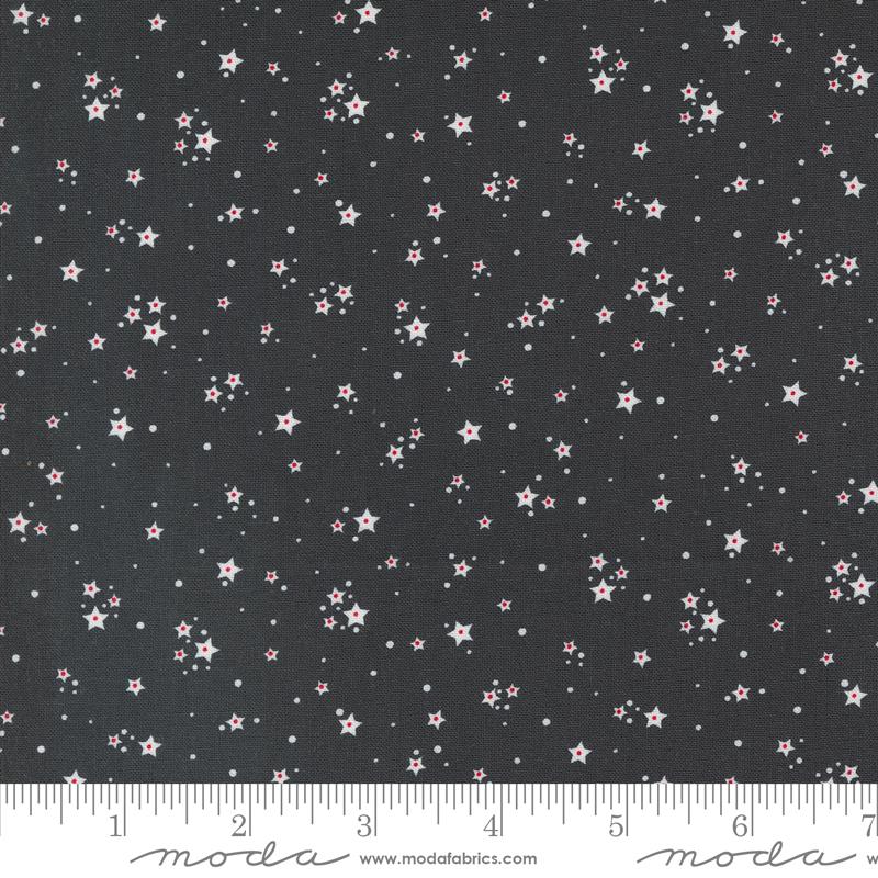Starberry Stars - Charcoal - Quilt Fabric