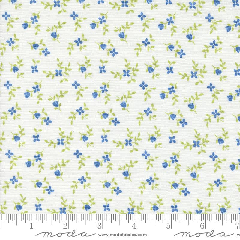 Cali And Co Cloud Cobalt - Quilt Fabric