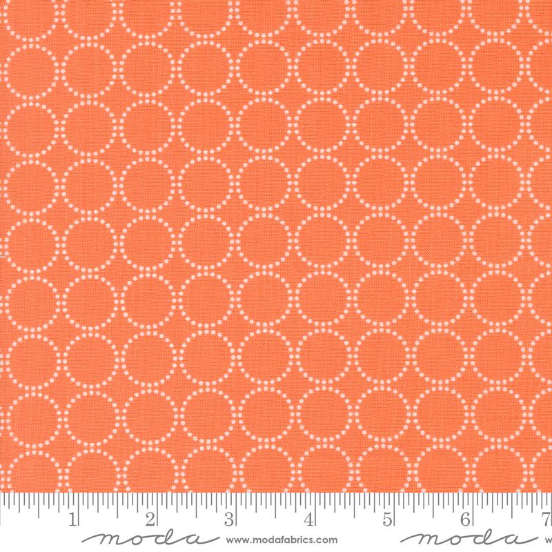 Coriander Colors Circles - Orange - Quilt Fabric