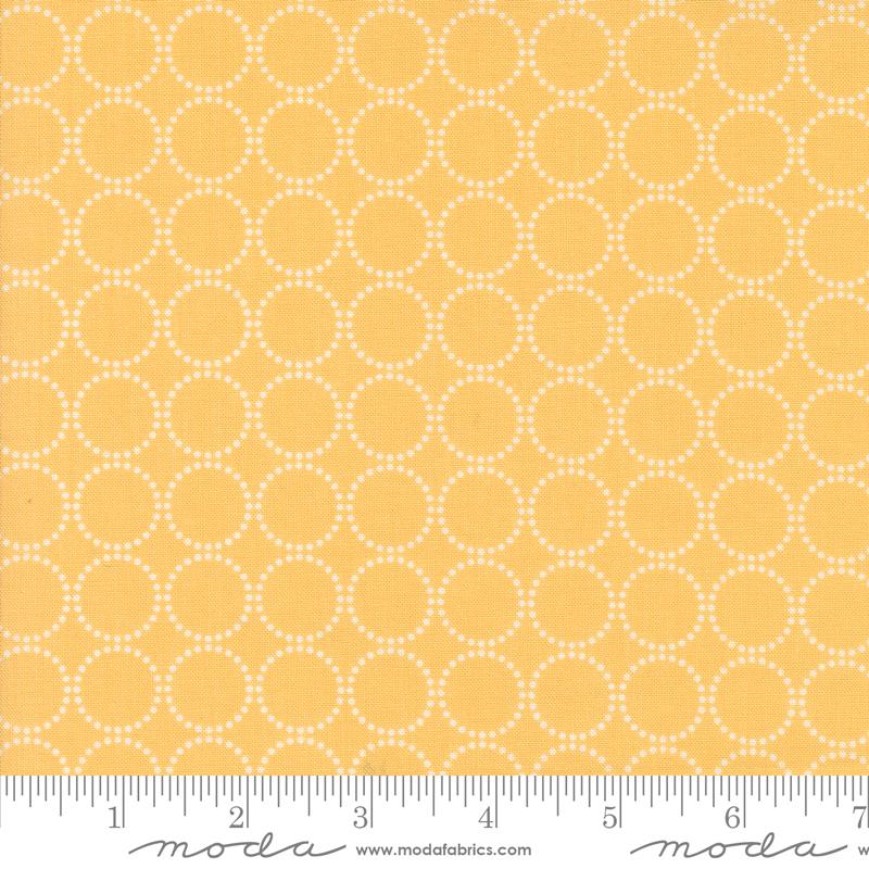 Coriander Colors Circles - Yellow - Quilt Fabric