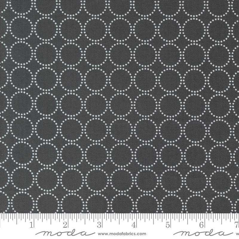 Coriander Colors Circles - Black - Quilt Fabric