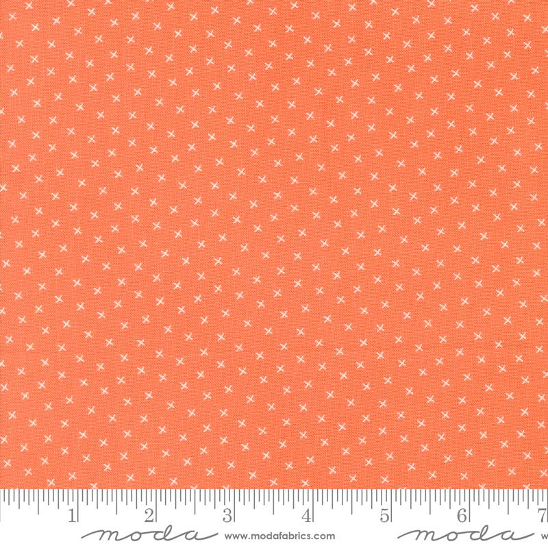 Coriander Colors Xs - Orange - Quilt Fabric, zoomed in. Select this picture to zoom back out.