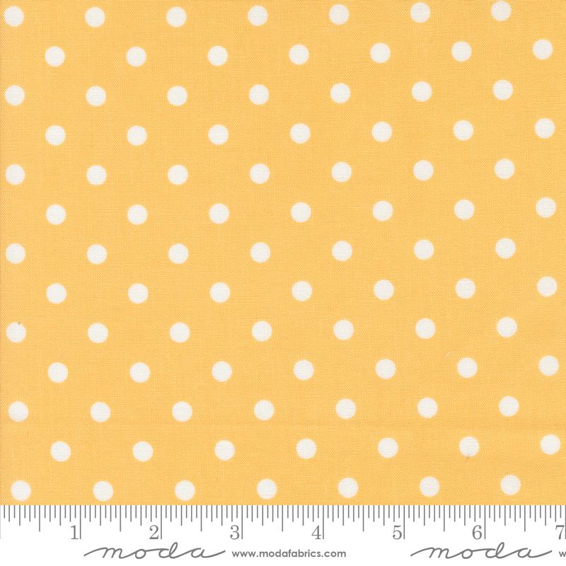 Coriander Colors Dots - Yellow - Quilt Fabric