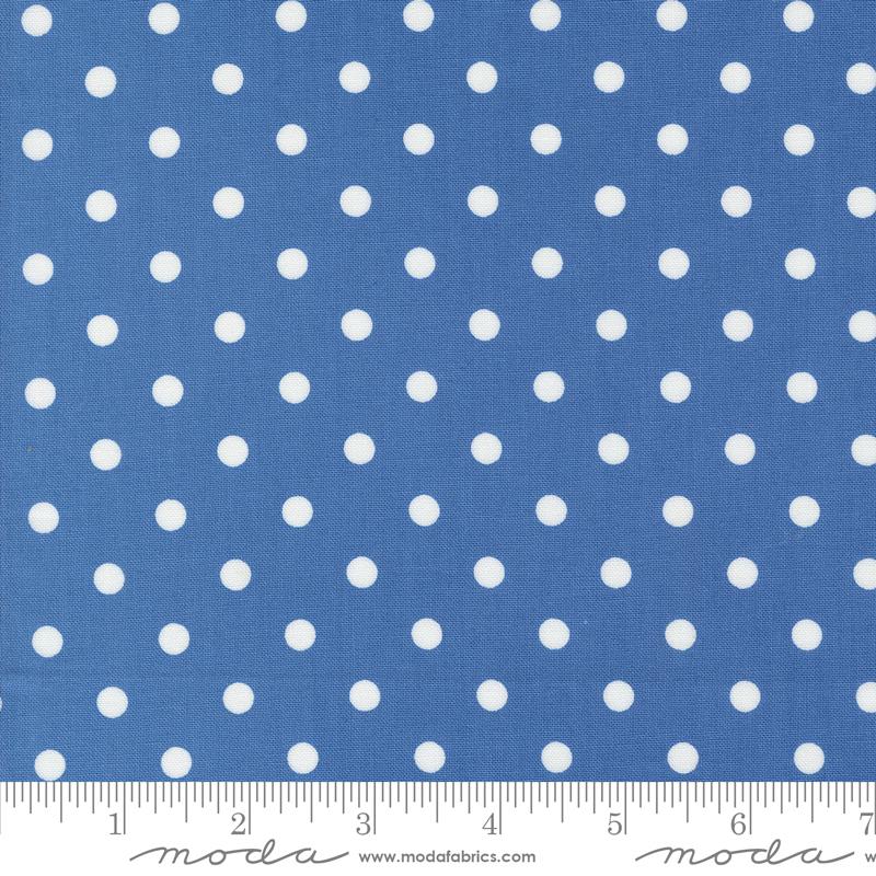 Coriander Colors Dots - Blue - Quilt Fabric