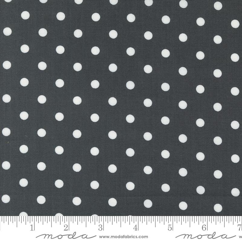 Coriander Colors Dots - Black - Quilt Fabric