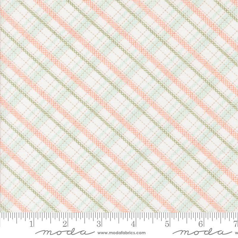 Abloom Plaid - Cloud - Quilt Fabric