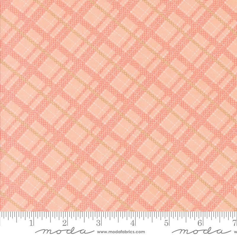Abloom Plaid - Bubble Gum - Quilt Fabric