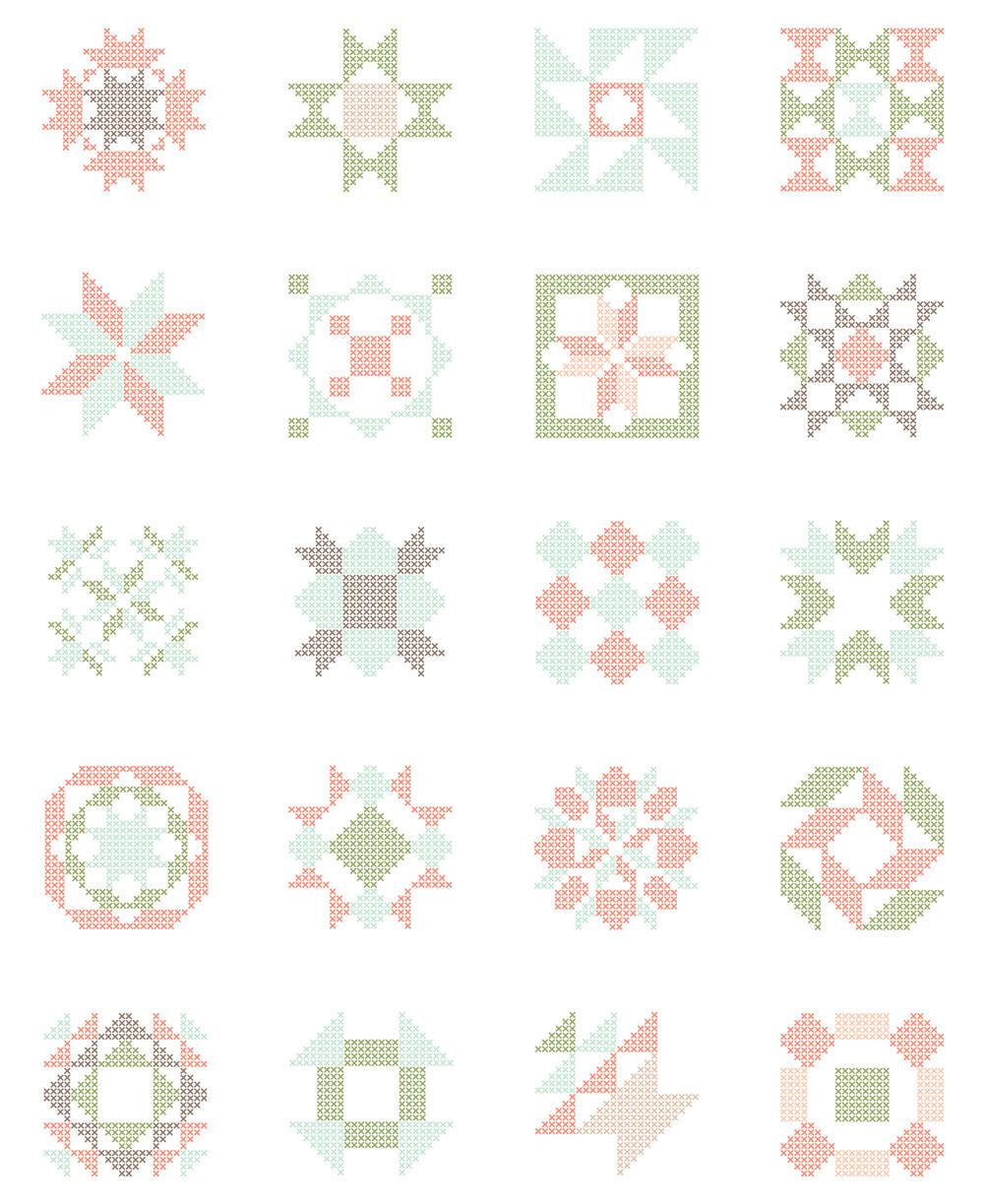 Abloom Cloud - Quilt Panel