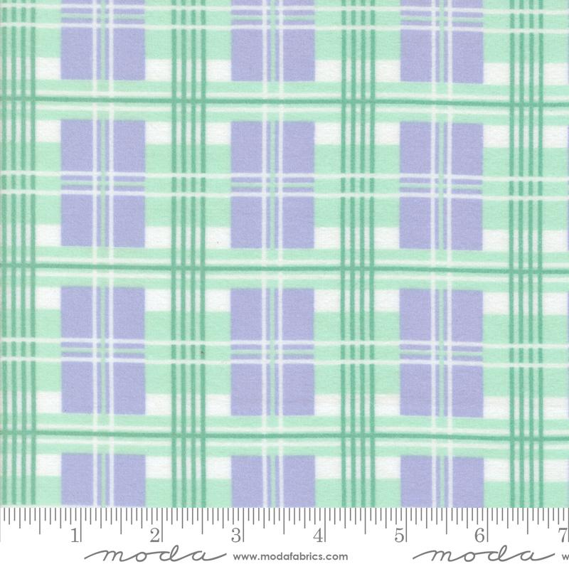 Sherbet Sunshine Flannel Plaid Lavender - Quilt Fabric