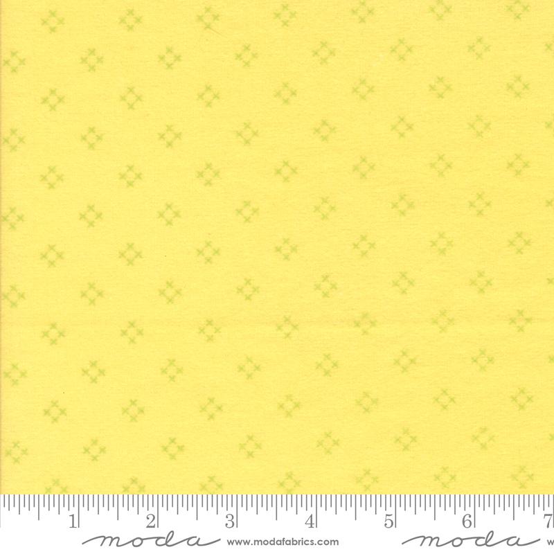 Sherbet Sunshine Flannel Diamonds Sunshine - Quilt Fabric