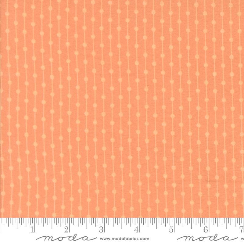 Sherbet Sunshine Flannel Stripe Melon - Quilt Fabric