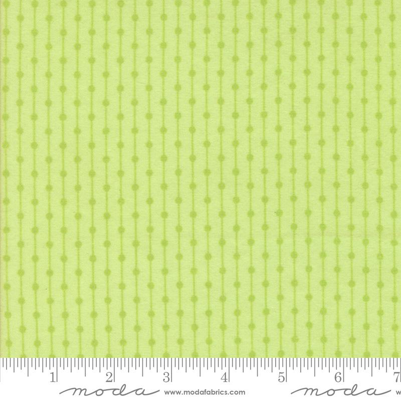 Sherbet Sunshine Flannel Stripe Honeydew - Quilt Fabric