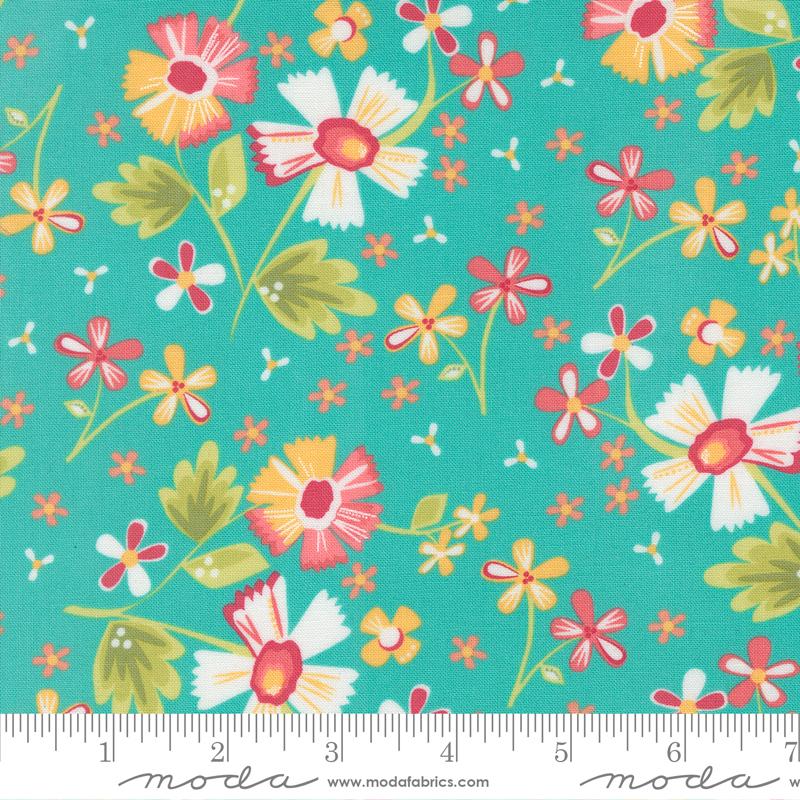 In The Garden Flowers Bermuda - Quilt Fabric