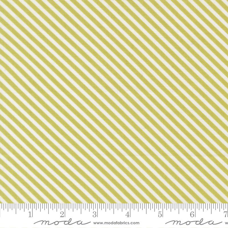 In The Garden Stripes Pistachio - Quilt Fabric