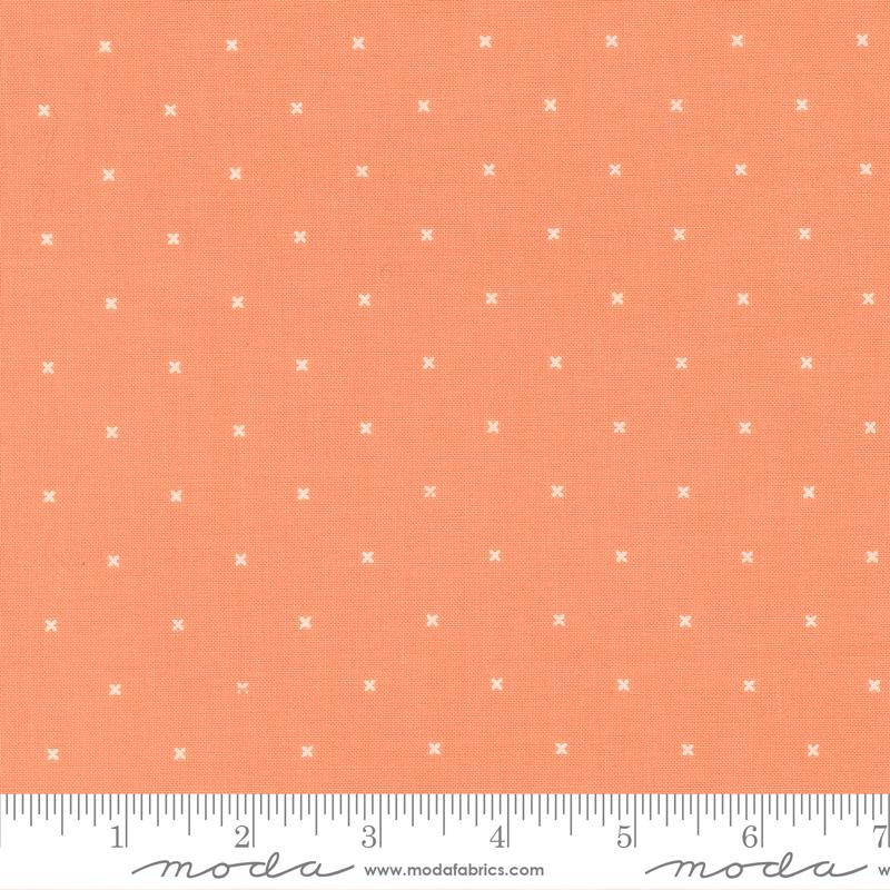 In The Garden Dots Coral - Quilt Fabric