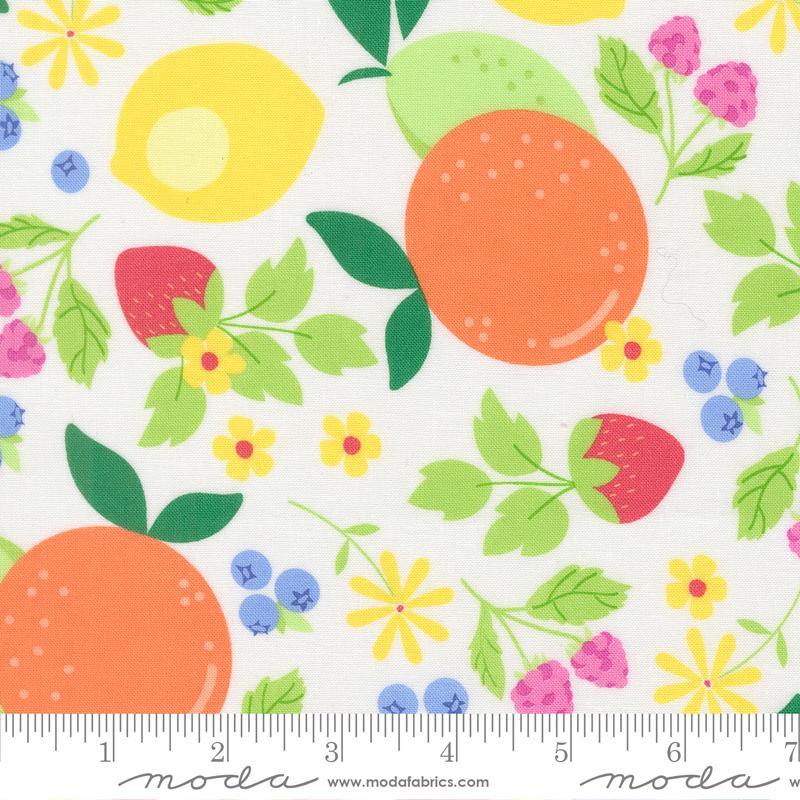 Fruit Salad Fruits Off White - Quilt Fabric