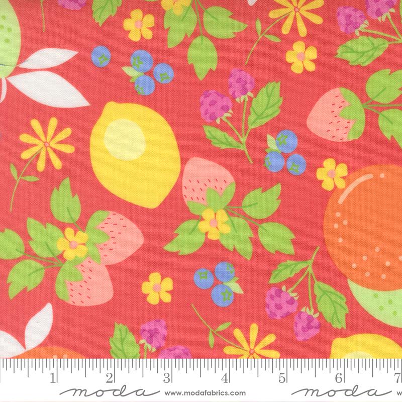 Fruit Salad Fruit Flamingo - Quilt Fabric