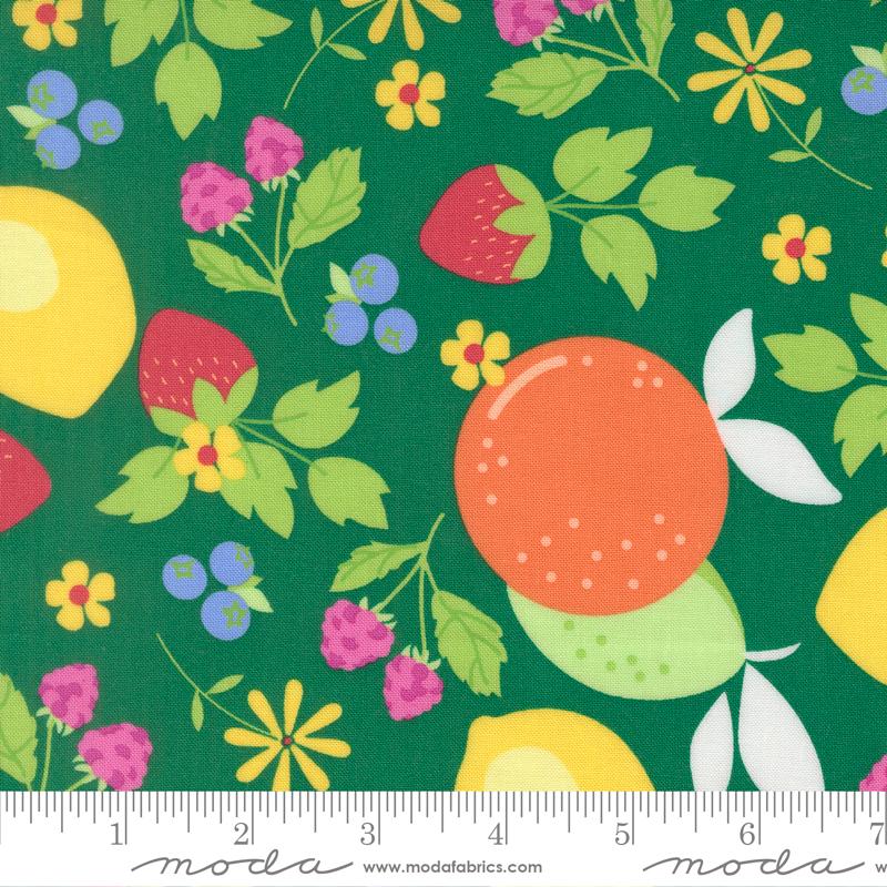 Fruit Salad Fruit Emerald - Quilt Fabric