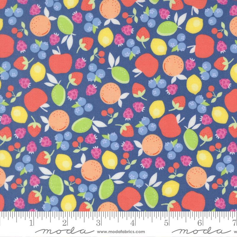 Fruit Salad Cobalt - Quilt Fabric
