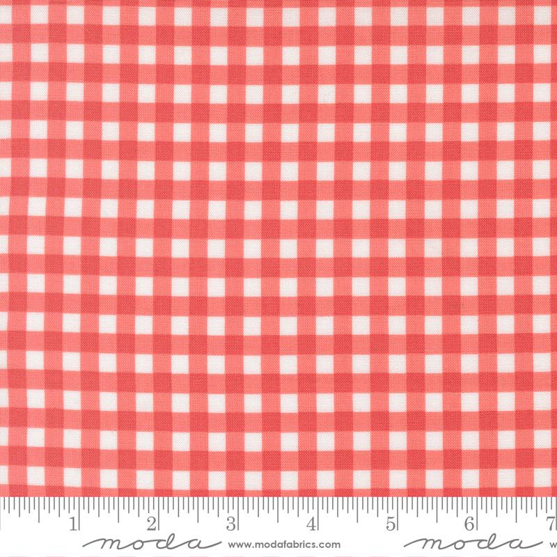 Fruit Salad Gingham Flamingo - Quilt Fabric