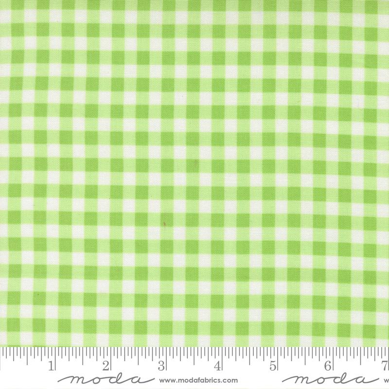 Fruit Salad Gingham Lime - Quilt Fabric